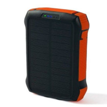 Choetech Solar powerbank with inductive charging 10000mAh Qi 5W orange (B659) Black