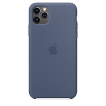 Apple - iPhone 11 Pro Max Silicone Case MX032ZM / A Alaskan Blue
