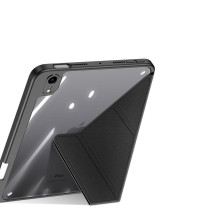 „Dux Ducis Ducis Magi“ dėklas, skirtas „iPad mini 2021“, išmanusis dėklas su laikikliu ir „Apple Pencil“ dėklu, juodas