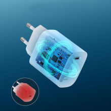 Choetech Choetech charger set Q5004 20W PD iPhone 12 / 13 white (2pcs)