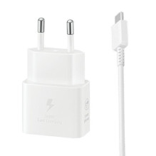 Samsung Ład. siec. Samsung EP-T2510XW 25W Fast Charge + kabel USB-C / USB-C biały / white
