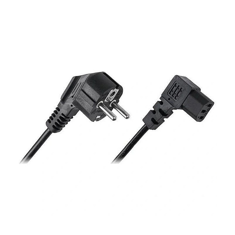 CP maitinimo kabelis universalus Euro / IEC C13 standartinis 3 kontaktų 3 m juodas