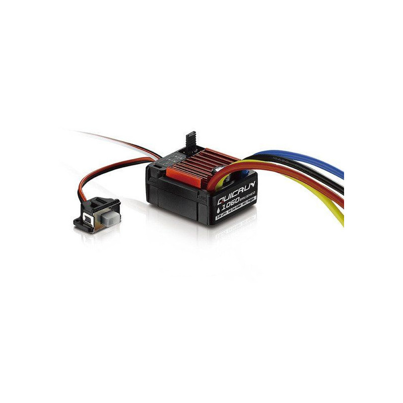 „Hobbywing“ šepečiu valdomas ESC „Hobbywing QuicRun WP 1060 60A“