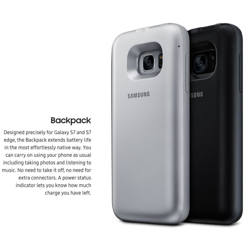 Samsung Galaxy S7 G930F Back Pack EP-TG930BSE Silver