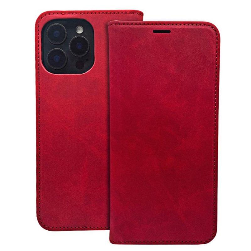 iLike Samsung Galaxy A55 5G Smart Suede case Red