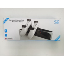 iLike P-5 Dual &amp; Fast Controller Charging Station for Sony Play Sttaion 5 PS5 Black