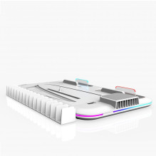 „iLike DZ504 Slim“ kelių prijungimo stotelė „PlayStation 5“ ir „PS5“ valdikliams su aušinimu ir RGB, juoda