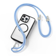 Dux Ducis DUX DUCIS Plaz - cross-body phone strap - light blue