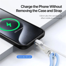 Dux Ducis DUX DUCIS Plaz - skersinis telefono dirželis - šviesiai mėlynas