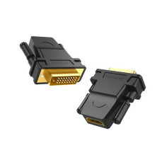 iLike HDMI adapter (female) - DVI 24 + 1 (male) FHD 60 Hz Black