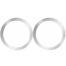 iLike MG2 Sticky 3M Metal Plate 2in1 set - 2x Magsafe Ring 55*45mm for Smartphone Cases Black