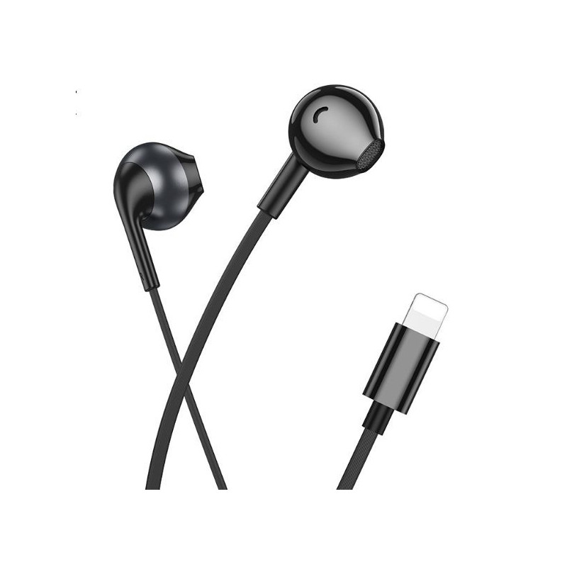 Hoco M115 Sagacious universalios ausinės su mikrofonu, juodos