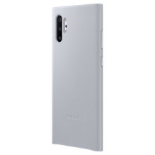 Samsung Galaxy Note 10+ Leather Cover case Gray