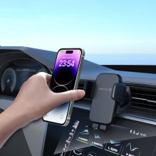 „Evelatus“ automobilio oro kondicionieriaus ventiliacijos laikiklio laikiklis H2+KAC001, juodas