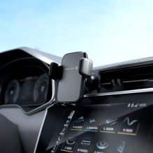 „Evelatus“ automobilio oro kondicionieriaus ventiliacijos laikiklio laikiklis H2+KAC001, juodas