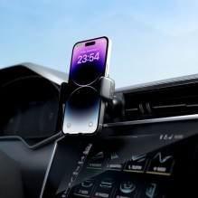 „Evelatus“ automobilio oro kondicionieriaus ventiliacijos laikiklio laikiklis H2+KAC001, juodas