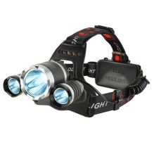 „iLike“ priekinis žibintas, 3 LED CREE lempos, stiprus tolimojo nuotolio juodas