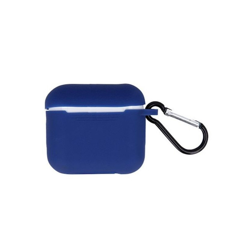 „iLike“ „Apple“ dėklas, skirtas „Airpods 3“ ausinėms, su kabliuku, mėlynas