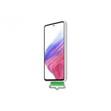 Samsung Galaxy A53 5G Silicone Cover with Strap White