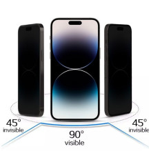 iLike Samsung GALAXY A13 5G / A04S grūdintas apsauginis stiklas, juodas