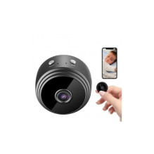 iWear A9 Mini HD Battery IP Camera with Magnetic Fix &amp; Smartphone App Control Black