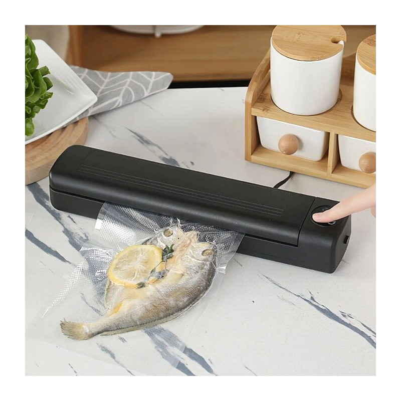 IVY VCM1 vakuuminis maisto laikymo aparatas su LED ekranu, juodas