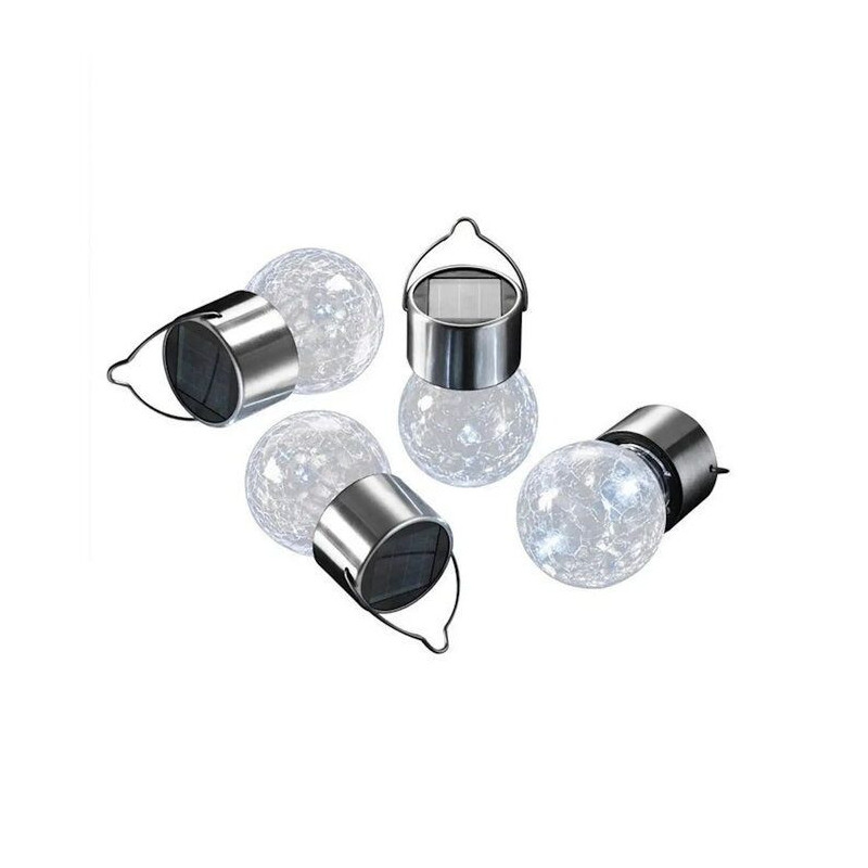 Elight Garden Decor Solar IP65 LED Solo Latern hanging bulb style (9x6cm) with dark sensor