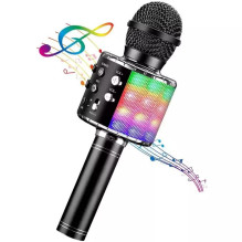iWear M85 Karaoke Kids &amp; Adult Fun Effect Microphone with Speakers &amp; Recod Micro SD USB Bluetooth