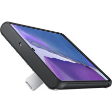 Samsung Galaxy Note 20 / Note 20 5G apsauginis stovintis dėklas, sidabrinis