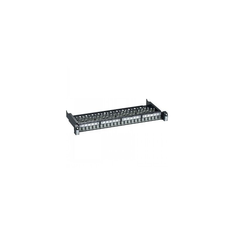 Schneider Electric SCHNEIDER ELECTRIC ACTASSI 19-C PATCH PANEL SLIDING EVO 19&quot; 1U 24PT S-ONE STP CAT6