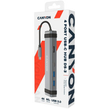 Canyon CANYON hub DS-3 4in1 USB-C Space Grey