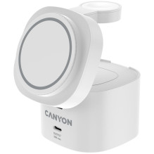 Canyon Canyon 4 in 1 Wireless Charging Stand, 30W max, Size: 70x70x70.3mm, weight: 414g, with 65W charger and 1M cable, 
