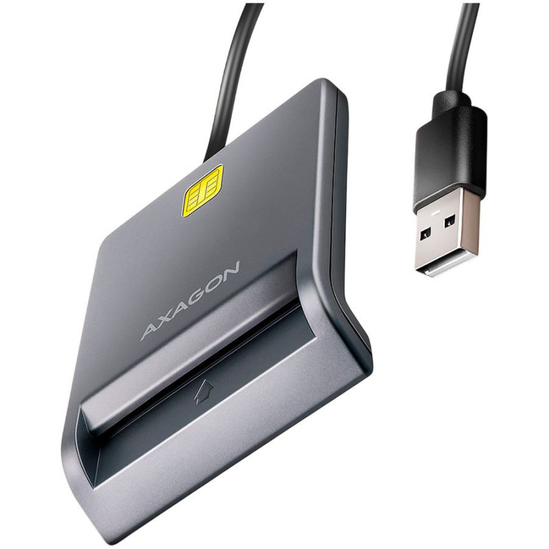 Axagon AXAGON CRE-SM3T USB Smart card FlatReader