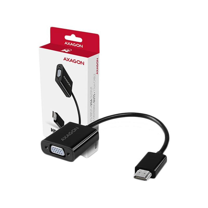 „Axagon AXAGON RVH-VGN“, HDMI - VGA reduktorius / adapteris, „FullHD“