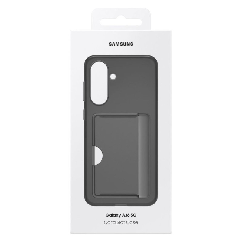 Samsung - Samsung Card Slot Case EF-OA366TBEGWW with Card Slot for Samsung Galaxy A36 5G - Black