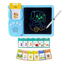 „Kiddyz“ mokymosi bloknotas su 112 kortelių ir LCD lenta, USB žaislas vaikams nuo 3 iki 8 metų
