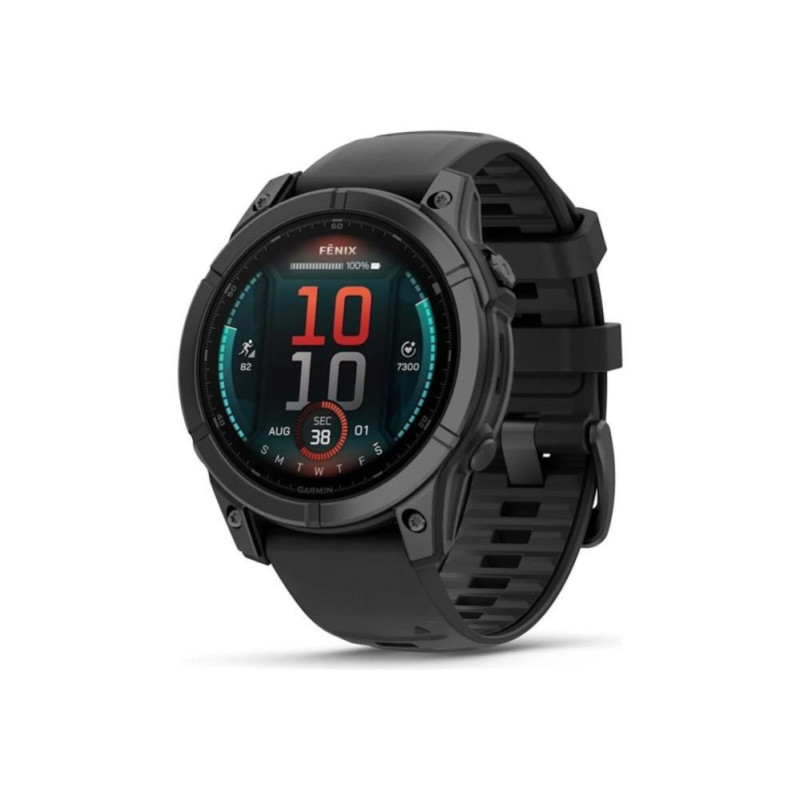 „Garmin“ išmanusis laikrodis „Fenix E“ 47 mm / pilkas / juodas 010-03025-01