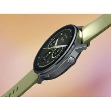 „Garmin Venu 4“ – 45 mm, sidabrinis su citrinos spalvos silikoniniu dirželiu sportinis laikrodis