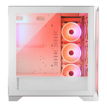 Computer Case - MODECOM Volcano Expanse T Apex ARGB Midi White