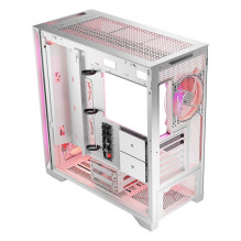 Computer Case - MODECOM Volcano Expanse T Apex ARGB Midi White