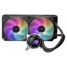 ASUS ROG STRIX LC II 280 ARGB procesorius „viskas viename“ skysčio aušintuvas 14 cm juodas 1 vnt.
