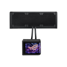 ASUS ROG Ryuo IV SLC 360 ARGB procesorius „viskas viename“ skysčio aušintuvas, 12 cm, juodas