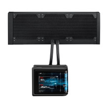 ASUS ROG Ryuo IV SLC 360 ARGB procesorius „viskas viename“ skysčio aušintuvas, 12 cm, juodas