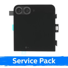 Screen for Samsung F766 Z Flip7 (OUTER) with frame / Jet Black / (Service Pack)