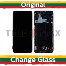 Screen for Samsung A705 2019 A70 black with frame (Updated: Telemax)