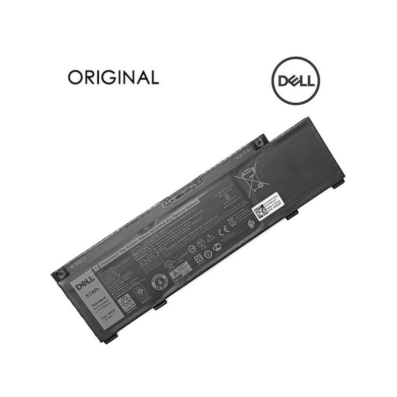 Notebook battery, DELL 266J9, Premium
