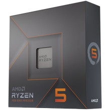 AMD CPU Desktop Ryzen 5 6C / 12T 7600X (4.7 / 5.0GHz Boost,38MB,105W,AM5) box, with Radeon Graphics