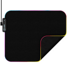 Lorgar Steller 913, Gaming mouse pad, High-speed surface, anti-slip rubber base, RGB backlight, USB connection, Lorgar W