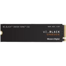 SSD WD Black SN850X 1TB M.2 2280 PCIe Gen4 x4 NVMe, Read / Write: 7300 / 6300 MBps, IOPS 800K / 1100K, TBW: 600