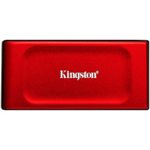 Kingston SSD 1TB XS1000 Red išorinis USB 3.2 Gen 2 nešiojamasis kietojo kūno diskas